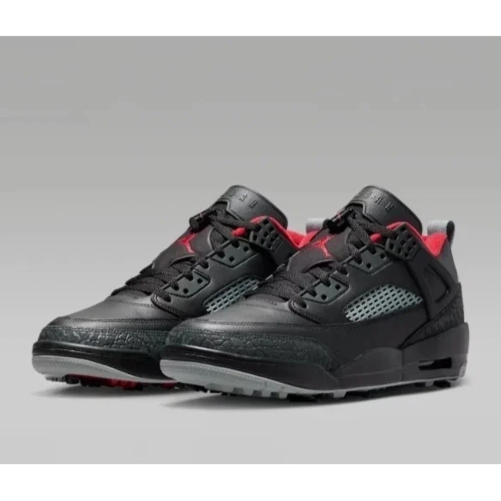 Nike Air Jordan Spizike Golf Mens Sz 10 Shoes Black/Varsity Red HQ4365-002 NEW